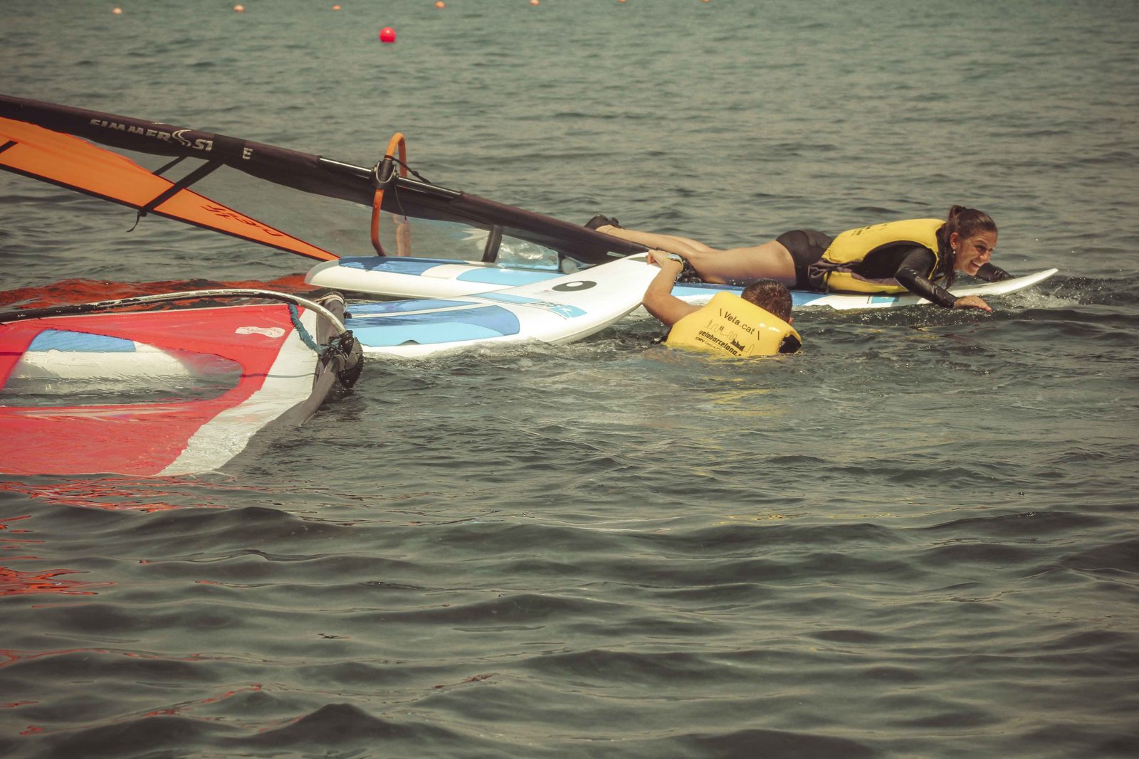 Our windsurf experience in Barcelona. How we enjoyed our beginning