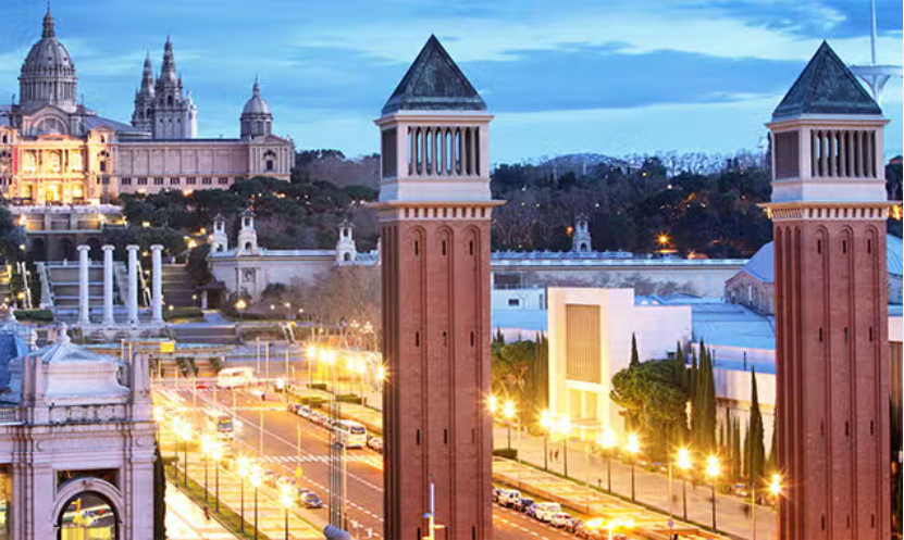 National Museum of Art of Catalonia & Pla&ccedil;a d&rsquo;Espanya , Barcelona