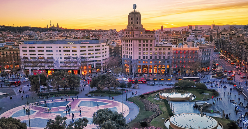 Pla&ccedil;a de Catalunya, Barcelona